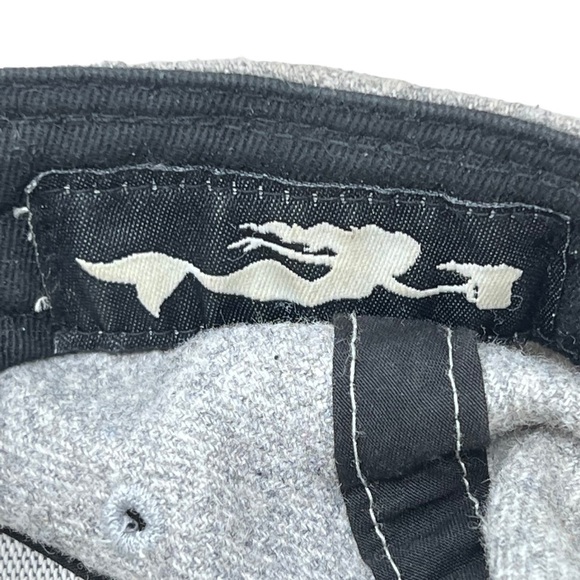 Coronado Brewing Company Mermaid SnapBack Ball Cap OS Gray Wool Blend Blue Visor - Picture 6 of 9